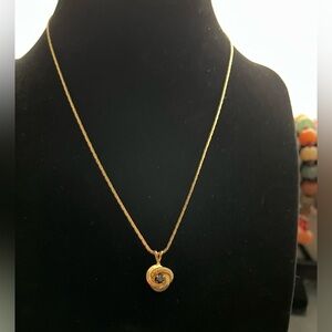 Gold tone Pendant Necklace